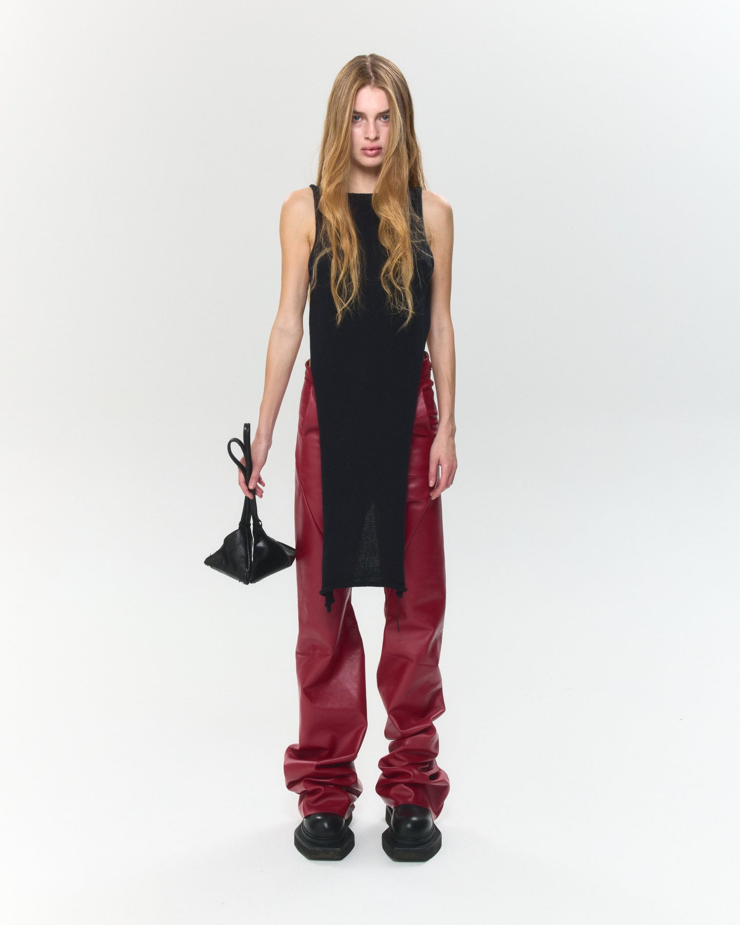 VARIGOEA PANTS (RED CALF LEATHER)