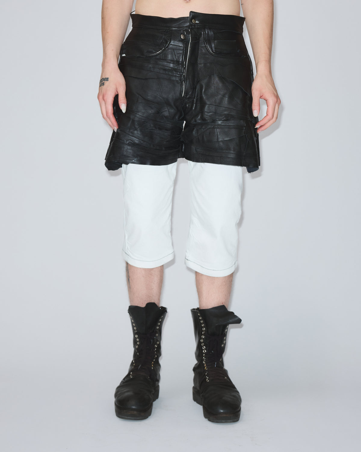 PEACH DOUBLE SHORTS