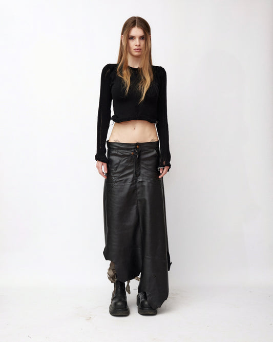 BUTCHER SKIRT LEATHER